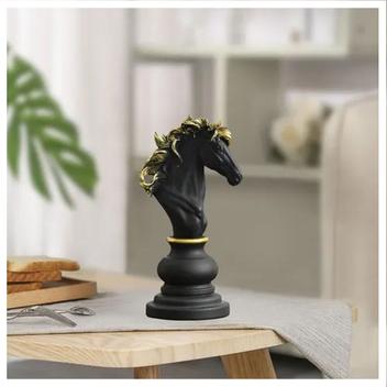 Decoração Busto Cavalo Peça De Xadrez 30 Cm Enfeite Sala Estátua Em Gesso  Luxo - Varias Variedades - Estatueta - Magazine Luiza