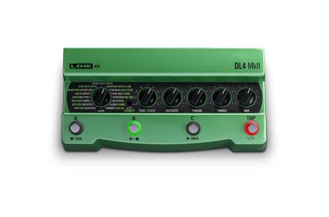 ギター LINE6 DL4 Delay Modeler Delay Modeler Line 6 DL4 MKII com 30 atrasos e entrada XLR - verde
