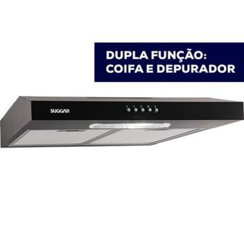 Depurador de Ar Slim DPS162PT 60CM SUGGAR Para Fogão De 4 bocas ...