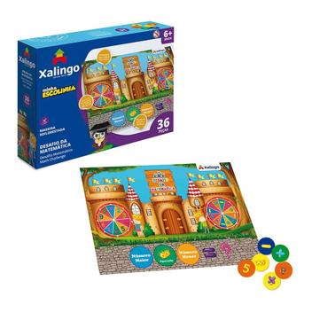 Jogo Desafio Da Matemática Minha Escolinha - Xalingo - Brinquedos  Educativos - Magazine Luiza