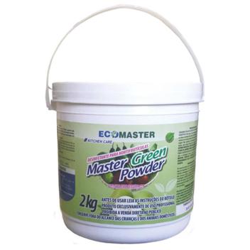 Desinf flv 2kg master green powder - ECOMASTER - Desinfetante ...