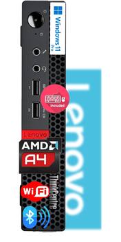 Desktop Lenovo ThinkCentre M625 AMD A4 8GB 256GB SSD Win11 - Mini