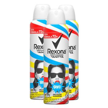 Kit 4 Desodorantes Antitranspirante Rexona Bang by Anitta 150ml cada -  AliExpress