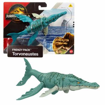 Dinossauro Jurassic World Rebirth Frenzy Pack Torvoneustes JGB72