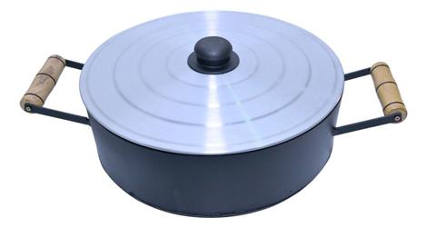 HOMEGARDEN - Corona Metallo Argento Cm 21h30 - Foto 10