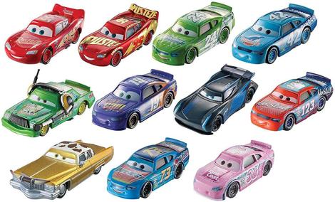Disney cars 3点セット Disney Cars Mini Racers 3 Pack Nick Shift Flip Over Jackson Storm