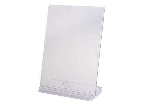 Display Informativo Display office A4 Maxcril com suporte cristal - Display Informativo de ...