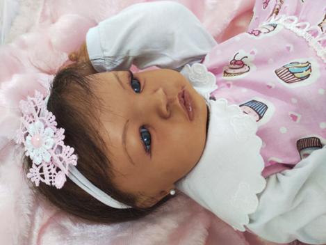 Boneca Bebê Reborn Realista Morena – Alana