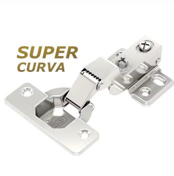 dobradiça super curva 20 unidades com amortecedor - CERMAG - Dobradiça ...