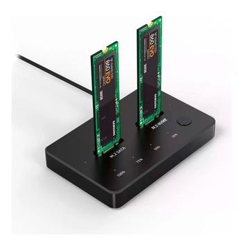 Dock para Clonar Copiar SSD M2 NVME NGFF Type C CS-DOC-NVME/NGFF F3 ...