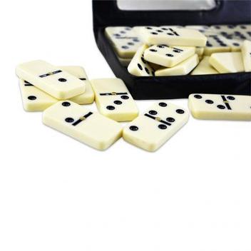 Jogo de dominó em resina 28 peças 12mm goal attic - Jogo de Dominó, Dama e  Xadrez - Magazine Luiza