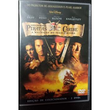 Dvd Piratas do Caribe Edição de Colecionador 3 Discos, Filme e Série  Disney Usado 92444015