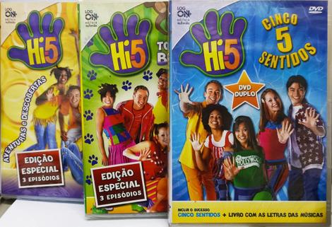 Dvd - Hi 5 - Todos os Bichos/Aventuras/5 Sentidos (3DVDS) - Longon