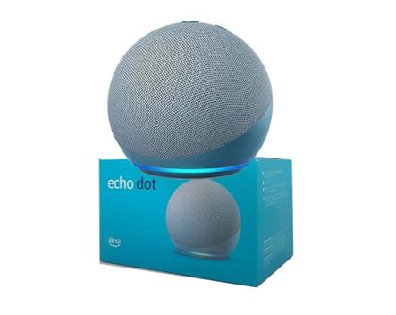 Echo Dot 4 Gera o Smart Speaker Azul Smart Speaker Caixa