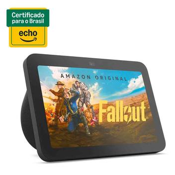 Echo show 8 Amazon Smart Display com Áudio Espacial, Hub de Casa