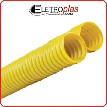 Eletroduto Conduíte Corrugado 3/4 Rolo Com 50 Metros Amarelo - Higipack ...