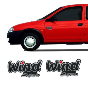 Adesivo Corsa Wind Diagonal Rebaixado Suspensão Acessório