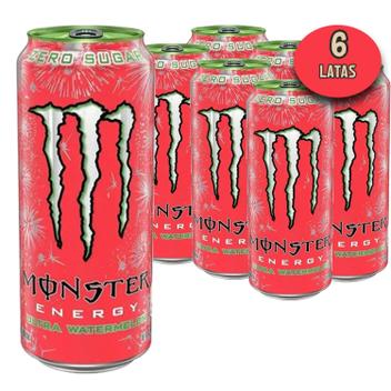 Energético Monster Ultra Watermelon 473ml (6 Latas) - Bebida Energética ...