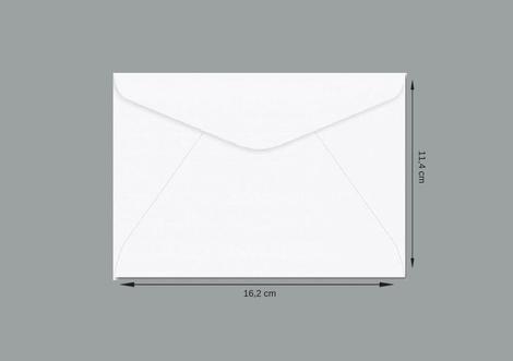 Envelope Carta Branco 114 X 162 Sem Cep Cof010 1000 U Scrity - Envelope ...