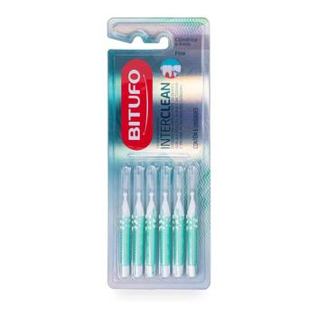 Escova Interdental Bitufo Interclean Fina Cilíndrica 4mm - Escova ...