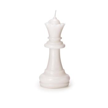 Vela Decorativa Xadrez Rainha Branco MART – Starhouse Mega Store