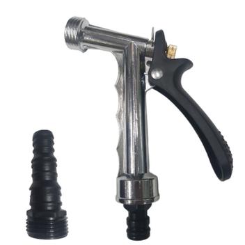 Esguicho de água alta pressão metal regulável para mangueira de jardim ...