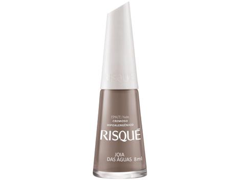 Esmalte Risqué Joia das Águas Nude Cremoso - Hipoalergênico 8ml