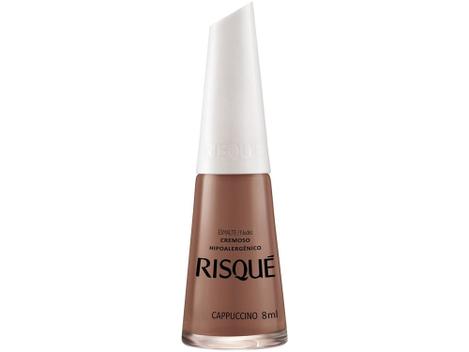 Esmalte Risqué Nudes Cappuccino Cremoso - Hipoalergênico 8ml - Esmalte