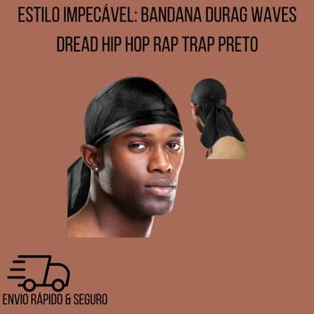 Bandana Dureg Durag Waves Dread Hip Hop Rap Trap Branco: O Acessório  Perfeito para o Seu Estilo! - Online - Bandana - Magazine Luiza