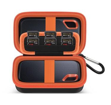 Estojo de armazenamento compatível com SanDisk Extreme Pro SSD 1