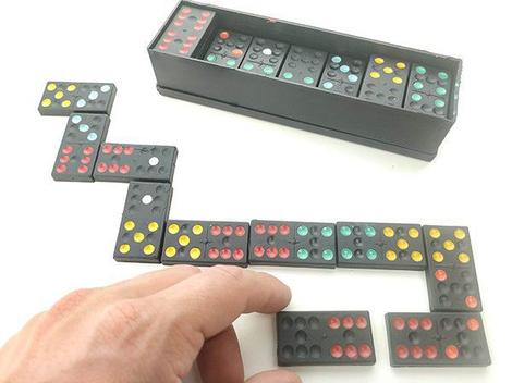 Jogo De Domino Plastico Colorido - Loja Toinho Variedades