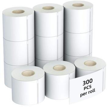 100 Rollos De Etiquetas Grandes Para Envíos Compatibles Con Impresoras DYMO LabelWriter - 2 5/16 X 4 Pulgadas