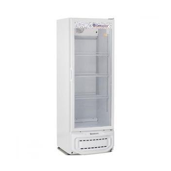 Geladeira/refrigerador 410 Litros 1 Porta Branco Porta de Vidro - Gelopar - 110v - Gptu-40 Br