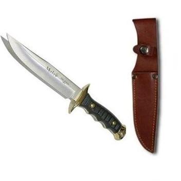 Faca Esportiva Muela 26cm com Bainha de Couro Marrom 4.2244 Victorinox Facas Magazine Luiza