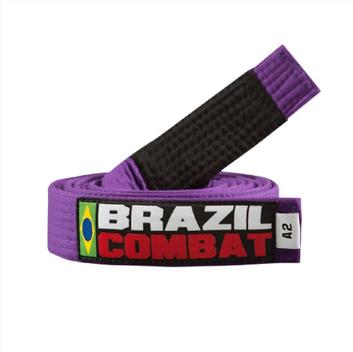 Faixa Roxa Jiu-Jitsu - Brazil Combat - Adulto - Faixa de Kimono ...
