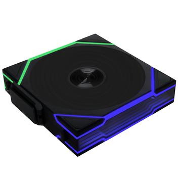 LianLi UNI FAN TL WIRELESS 120 LCD 2個セット Fan Lian Li UNI Fan TL Wireless 120, pacote único, preto - Cooler