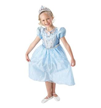 Fantasia Cinderela Infantil Luxo Princesas Disney G 9-12