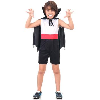 Fantasia Vampiro Drácula Halloween Masculina Luxo C/ Capa - Sulamericana -  Fantasia - Magazine Luiza