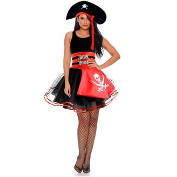 Fantasia de Pirata Adulto Carnaval Halloween Festa Aniversario em Promoção  na Americanas