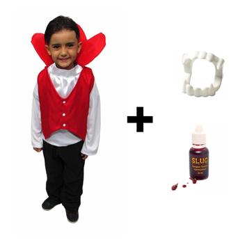 Fantasia Vampiro Infantil - Cegonha Kids