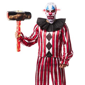 Fantasia Halloween Palhaço Assassino do Mal Masculino Adulto - FSP ...