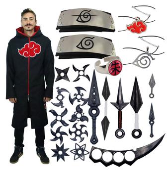 Bandana Da Akatsuki Fantasia Itachi Colar Anime Anel Naruto