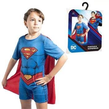 Fantasia Roupa Menino Super Homem Superman Super Herói Dc Luxo Premium ...