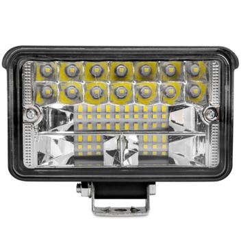 Farol Auxiliar Led Off Road Retangular 4 36 Led 108W - Jp2 - Farol de ...