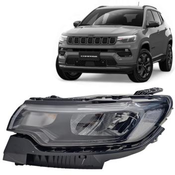 Farol Jeep Compass 2022 2023 2024 2025 Lado Esquerdo Original Full Led ...