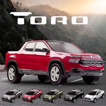 Fiat Toro Miniatura Caminhonete Pick-ups Cor Aleatória - Roma