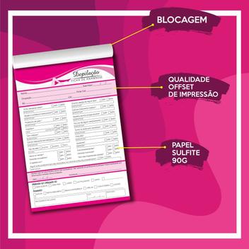 Ficha Anamnese Fisioterapia 100 Folhas - DXM Print - Bloco de Notas -  Magazine Luiza