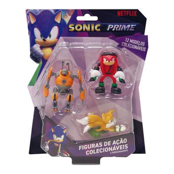 Figura de Ação Boneco Sonic Prime - Toyng - Colecionáveis - Magazine Luiza