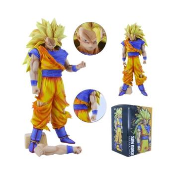 Figura De Ação De PVC De 32cm Dragon Ball Z Goku SSJ3 Super Saiyajin 3 ...