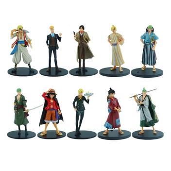 ONE PIECE BTシリーズ フィギュア4体セット Figuras de Ação Anime One Piece 18cm - Luffy, Zoro, Sanji, Usopp
